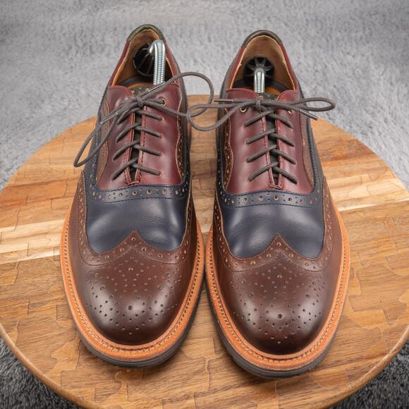 Johnston & Murphy Men's Upton 175th Anniv Leather Wingtip Brogue Oxfords Mens 13 - Picture 2 of 9